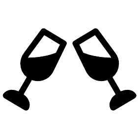 Gläser für Feierlichkeiten